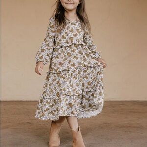 Rylee + Cru Floral Kids Dress